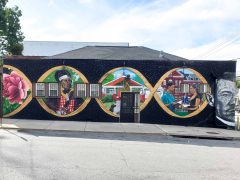 Fabian Williams<br/>2025 - <br/><span style= "font-size: 6pt">33.75453754374398, -84.41878964113728</span> Street Art Mural in Ashview Heights Atlanta by Fabian Williams featuring Booker T. Washington