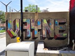 VAYNE<br/>2025? - <br/><span style= "font-size: 6pt">33.751097177642706, -84.39402527854467</span> Graffiti Piece in Downtown Atlanta by VAYNE