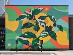 Artist ?<br/>2026 - <br/><span style= "font-size: 6pt">33.846187283634706, -84.3731792375252</span> Street Art Mural in Buckhead Atlanta by an unknown artist featuring a coffee plant