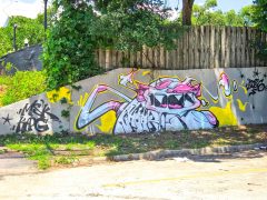 CHEAK<br/>2026 - <br/><span style= "font-size: 6pt">33.752062323946745, -84.40249635497547</span> Street Art Mural and Graffiti Piece in Downtown Atlanta by CHEAK
