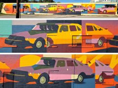 Street Art Mural in Reynoldstown Atlanta by Often Seen Rarely Spoken featuring cars painted for OuterSpace Project 2026