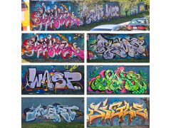 Graffiti Pieces in Reynoldstown Atlanta by various writers