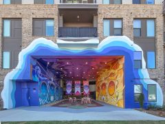 Street Art Mural in Chosewood Park Atlanta by Adam Stephenson featuring magical images